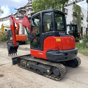 Excavadora de cadenas Kx165 japonesa importada, superventas, usada, con motor, bomba y transmisión - en buen estado de funcionamiento - Product Image 6