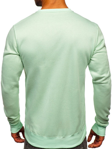 Sweat-shirts à col rond unis de qualité supérieure en gros pour hommes, sweat-shirts personnalisés à col rond pour hommes, sweat-shirts à coupe régulière pour hommes, OEM - Product Image 2