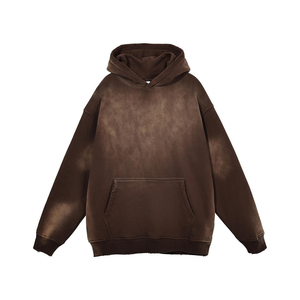 Sweat-shirts et hoodies tendance délavés à l'acide, hoodies amples et courts délavés, vêtements pour hommes, mode - Product Image 3