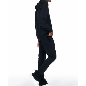 Conjunto Deportivo de Algodón Grueso al por Mayor, Sudadera con Capucha Personalizada, Pantalones Deportivos de Gimnasio, Conjunto de Dos Piezas, Sudadera con Capucha Gruesa para Hombre, Chándales 2025 - Product Image 2