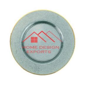 Vente chaude finition rouge et dorée vente chaude maison hôtel restaurant utiliser plaque de chargeur de service en métal au prix de gros - Product Image 3