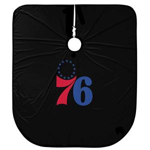 ผ้าคลุมตัดผม Philadelphia 76ers "Big Logo" PRO สำหรับร้านเสริมสวย ดีไซน์ทรงผม ผ้าคลุมตัดผม Philadelphia 76ers "Big Logo" PRO - Product Image 1