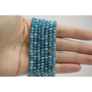 Chaîne de perles facettées en apatite - Product Image 3