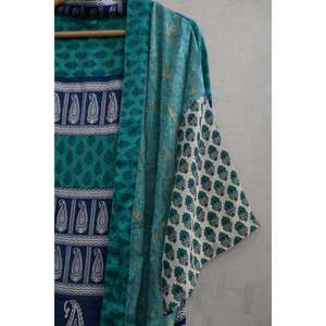 Kimono de Seda Transpirable de Talla Grande Premium con Parches, Bata Corta de Satén hasta la Rodilla, Ropa de Dormir Elegante para Mujer - Product Image 3