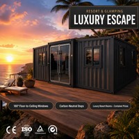 Villa conteneur pliable de luxe Jiaken pour agritourisme / séjour à la ferme
