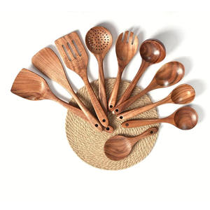 Spatules de pâtisserie en bois de bon choix spatules de cuisson en bois les moins chères meilleurs outils pour les cuisiniers et les boulangers - Product Image 3