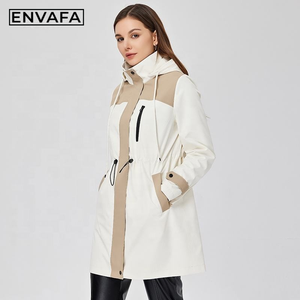 Gabardina de Invierno y Primavera para Mujer con Logotipo Personalizado, Gabardinas Largas al por Mayor, Gabardinas de Alta Calidad, Gabardinas Cortavientos para Mujer - Product Image 3