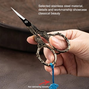 13 pièces de ciseaux à coudre rétro, ciseaux à broder, ciseaux à point de croix, outils de couture, outils d'artisanat DIY, outils de couture pour fils - Product Image 5