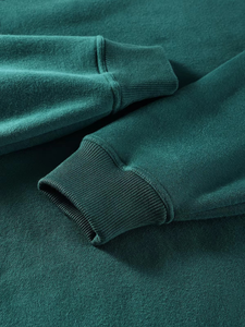 100% sudaderas informales de algodón al por mayor OEM Impresión de seda personalizada hombres peso pesado en blanco sudaderas de cuello redondo de gran tamaño - Product Image 6