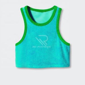 Crop top personnalisé pour femme, 100% coton de haute qualité, t-shirt blanc uni de qualité supérieure, streetwear pour la course à pied en plein air, l'exercice physique, l'été - Product Image 2