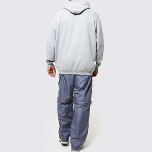 Pantalon de jogging Cargo de sport Hip Hop taille moyenne personnalisable pour hommes coupe droite tissu Oxford séchage rapide respirant vente en gros - Product Image 2