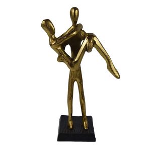 Estatua religiosa occidental famosa de Metal moderno, decoración de mesa de Metal, manualidades, decoración de Arte de Metal para interiores, escultura de bronce para caminar - Product Image 3