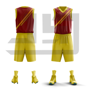 Uniformes de Baloncesto al por Mayor para Equipos, Camisetas y Pantalones Cortos Impresos con Tecnología de Absorción de Humedad para Escuelas, Clubes y Academias Deportivas - Product Image 6