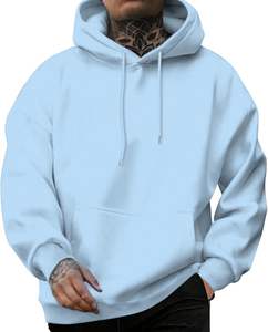 Sudadera con Capucha Gruesa de Algodón Pesado de 400 Gsm para Hombre, Lavada al Ácido, Lisa, de Alta Calidad, Precio de Fábrica - Product Image 2