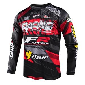 Wholesale Custom Logo Printed Vintage High Quality Motocross Jersey Breathable Racing Team <b>Used</b> <b>Motorcycle</b>/Auto Wear - Product Image 3