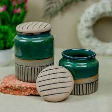 Tarro de Cerámica Clásico para Cocinas Tradicionales y Contemporáneas, Tarro de Cerámica para Almacenamiento en Despensa y Organización de Alimentos, Precio Económico - Product Image 5