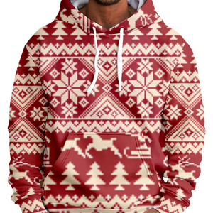 Pullover Fashion <b>Christmas</b> Zip up Drawstrings <b>Hoodies</b> for Men Special Occasion <b>Christmas</b> Sublimation Long Sleeve Thermal <b>Hoodie</b> - Product Image 3