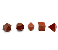 Ensemble de géométrie sacrée Lapis géométrie platonique gros ensemble de géométrie de pierres précieuses avec boîte en bois prix d'usine direct approvisionnement en cristaux