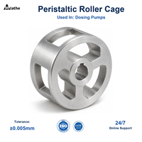 Usinage CNC de précision : Cage de rouleaux péristaltiques en aluminium, fraisage et tournage