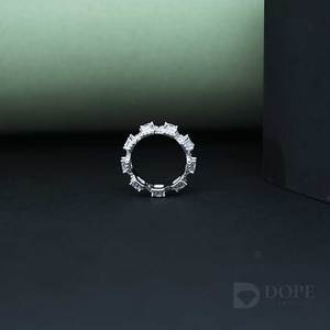 Hermoso anillo de diamantes de corte princesa Charm con oro fino de 14 quilates con diseño adorable para cada función - Product Image 4