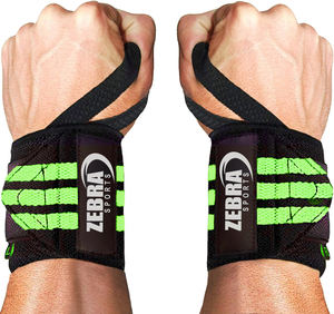 สายรัดข้อมือสำหรับ2025ชายและหญิงสายรัดป้องกันแบบปรับได้สำหรับยกน้ำหนักปรับโลโก้ได้ตามต้องการ - Product Image 1