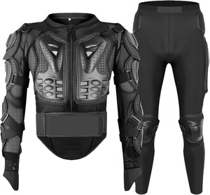 Conjunto de chaqueta y pantalones de montar en bicicleta de motor de talla grande impermeable para exteriores para hombres, traje de carreras antibacteriano transpirable - Product Image 6