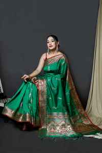 Nouveau vêtement de fête à la mode, sari en soie avec blouse, pièce indienne pour femmes, sari bon marché, prix bas, vente en gros - Product Image 4