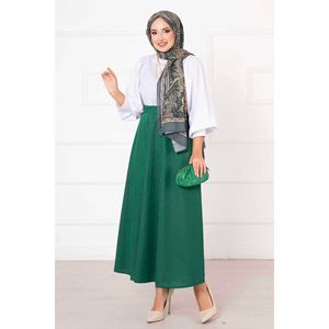 For Scuba Mevlana Hijab <b>Skirt</b> Purple <b>Long</b> Boy Style - Product Image 1