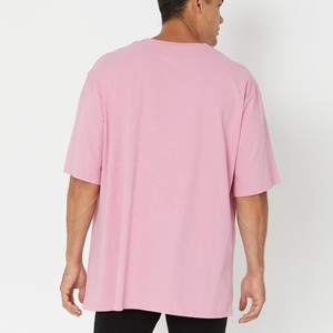 เสื้อยืดคอกลมผ้าฝ้ายเนื้อหนาทรงหลวมสไตล์สตรีทแวร์สุดหรู พร้อมโลโก้สั่งทำ แขนสั้นทรงบ็อกซี่ แฟชั่นทันสมัย - Product Image 2