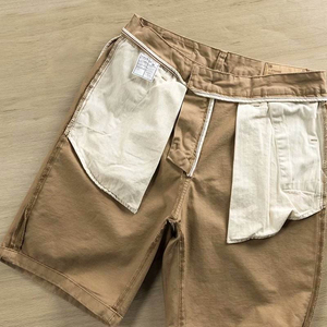 Shorts cargo respirants pour hommes, pour la course à pied et l'entraînement, 100% coton, taille élastique, séchage rapide, service OEM personnalisé, grandes tailles - Product Image 5