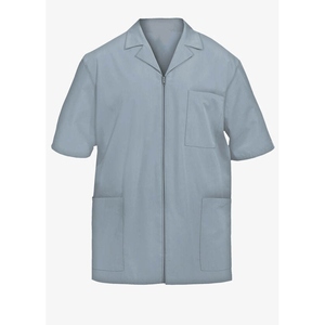 Veste de gommage médicale dynamique pour le personnel de santé Ajustement confortable avec tissu denim léger respirant - Product Image 6