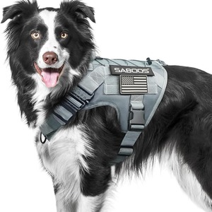 Hot Bán Nhiệm Vụ Nặng Nề Con Chó Khai Thác Dây Xích Thiết Lập Không Có Kéo Độn Săn Bắn Vest Thể Thao Thời Trang Bền Thoáng Khí Kim Loại Polyester - Product Image 3
