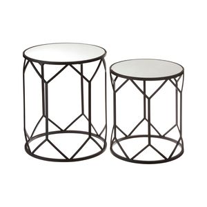 Meilleure vente Table d'appoint faite à la main au design moderne avec cadre en fil métallique pour le bureau, la maison et les restaurants commerciaux. - Product Image 1