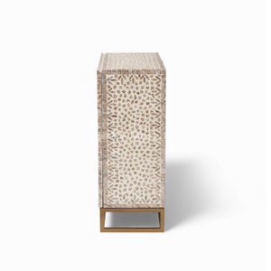 Mueble de Lujo Moderno Hecho a Mano con Incrustaciones de Nácar, Almacenamiento Artesanal con Incrustaciones de Concha para Sala de Estar - Product Image 3