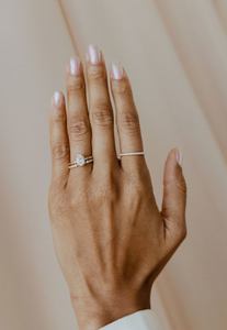 10K วงแหวนเพชรกลมสีทองทรงกลมสำหรับงานหมั้นวงแหวนเพชรสำหรับปลูกในห้องปฏิบัติการ - Product Image 6