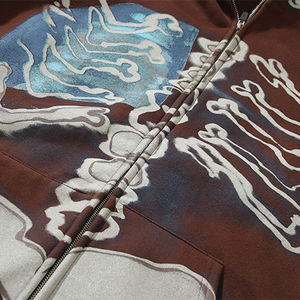 Sudaderas con Capucha Unisex de Algodón con Cierre, Suaves y Cómodas, Tejidas, Jersey de Invierno 100% Algodón con Logotipo - Product Image 6