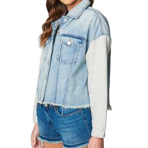 Veste en jean pour femmes à la mode en gros, nouvelle collection, respirante, coupe-vent, séchage rapide, confortable, ajustable - Product Image 1
