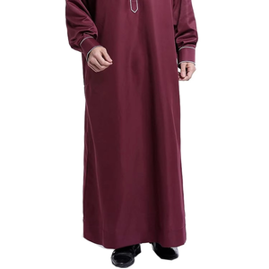 Qualité supérieure décontracté matériel de qualité supérieure respirant Jubba Style confort islamique hommes Thobes taille adulte élégant Thobes - Product Image 2