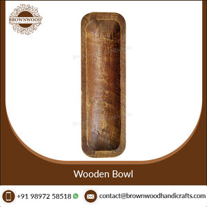 High Quality Wholesale Supply Vintage Brown Color Rectangular Shape Wooden <b>Dough</b> <b>Bowl</b> for Home, Restaurants & Hotel - Product Image 5