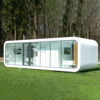 Cabane Apple, Cabane Apple, conteneur habitable de 40 pieds, utilisation hôtelière, panneau sandwich, design moderne, caractéristique respirante, installation facile, extérieur