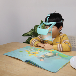 ชุดหูฟังเพิ่มการมองเห็นแว่นตาอ่านหนังสือแบบพกพาสุดพิเศษ - Product Image 4