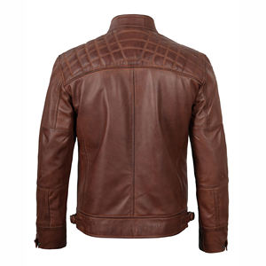 Chaqueta de Cuero Vacuno para Hombre, de Invierno, Resistente al Viento, Transpirable, de Secado Rápido, Ecológica, de Primera Calidad - Product Image 5