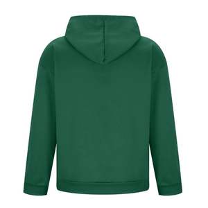 Sweat-shirt à capuche pour homme, automne, grande taille, manches longues, cordon de serrage, pull-over coupe-vent, respirant, décontracté, uni - Product Image 1