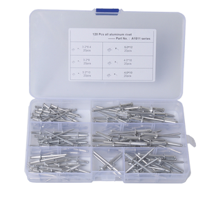 Rivets aveugles en aluminium à extrémité ouverte, rivets aveugles ronds - Product Image 1