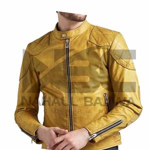 เสื้อแจ็กเก็ตหนังขี่มอเตอร์ไซค์ผู้ชายแบบปรับแต่งได้ชุดกีฬาคุณภาพสูงพิมพ์ลายแวกซ์มีตัวเลือกขนาดพิเศษ - Product Image 1