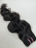 Arrow Exim Capelli Umani Naturali Indiani Remy NON TRATTATI da Singolo Donatore, Grado 12A, Vergini, Senza Trattamenti Chimici, 100g
