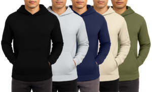 Sweat-shirts à capuche en polaire thermique en tricot pour homme, couleur unie, vêtements d'hiver, qualité supérieure, avec logo personnalisé - Product Image 3