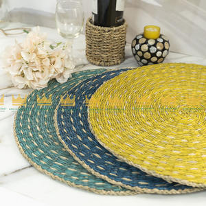 Mantel Individual Redondo de Paja Natural, Manteles Individuales Tejidos de Mesa, Venta Al por Mayor, Tazas, Platos, Buen Precio de Vietnam - Product Image 6