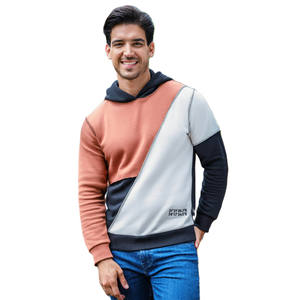 Sudadera con capucha de los fabricantes de alta calidad de gran tamaño hombro caído invierno liso teñido personalizado Sudadera con capucha pulóver - Product Image 1