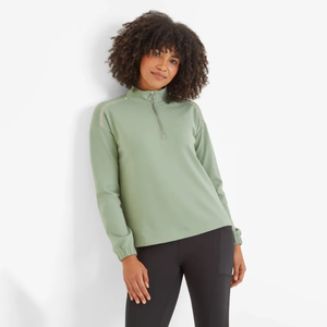 Respirant confortable séchage rapide 100% coton vente entière sweat col roulé fermeture éclair sweats courts pour femme - Product Image 1